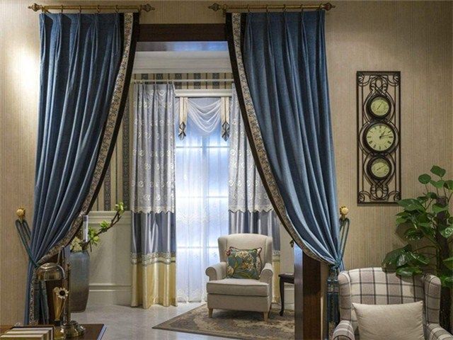家装窗帘效果图分享让唯美的窗帘承包你的浪漫 坐享美居